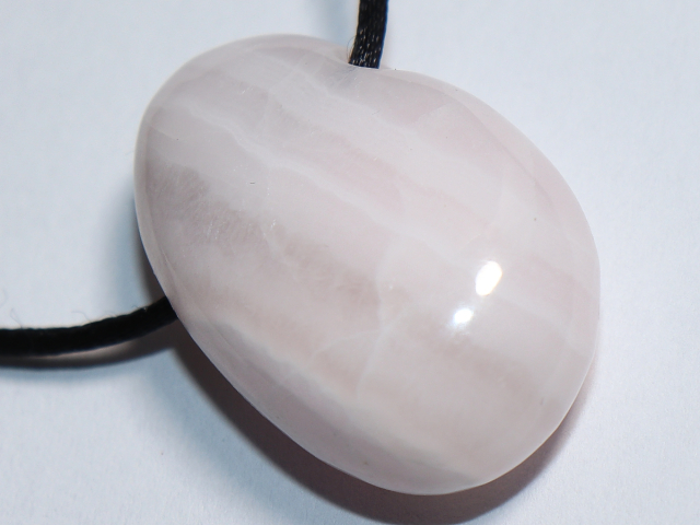 Preview: mangano calcite with cord or silver 925
