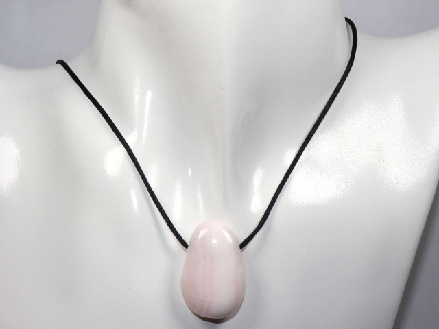 Preview: mangano calcite with cord or silver 925