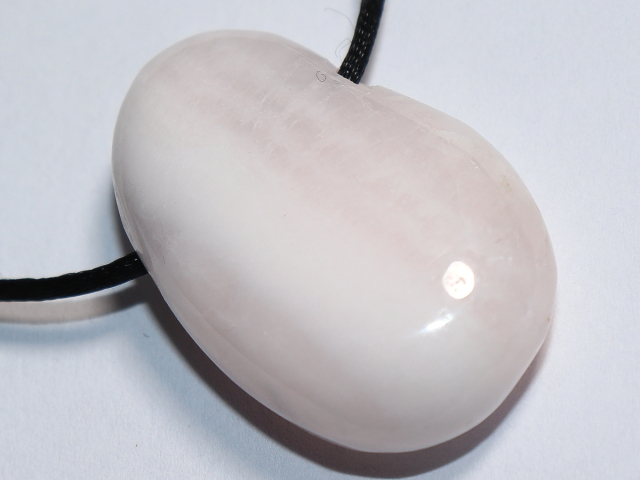 mangano calcite with cord or silver 925