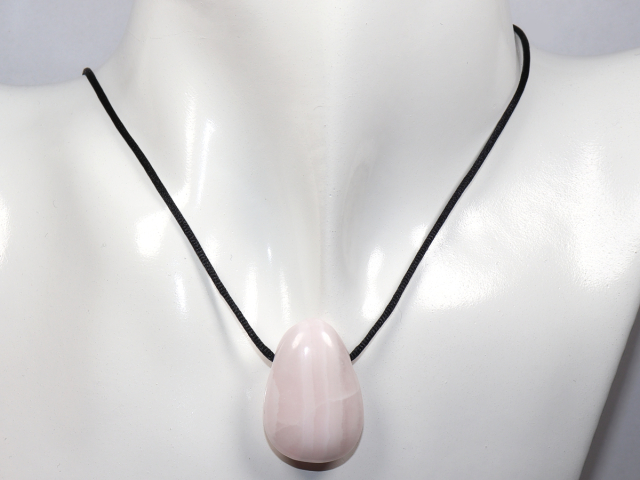 Preview: mangano calcite with cord or silver 925