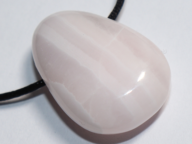 Preview: mangano calcite with cord or silver 925