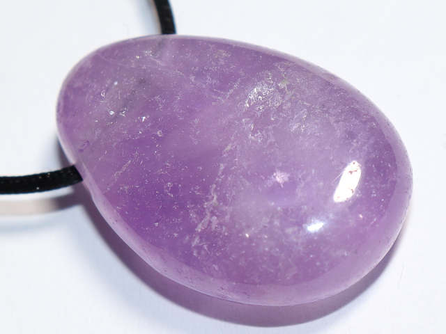 Preview: amethyst with cord or silver 925