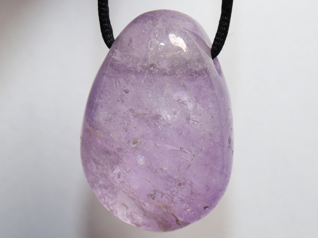 Preview: amethyst with cord or silver 925