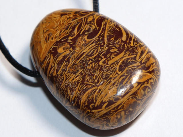 snake jasper with cord or silver 925