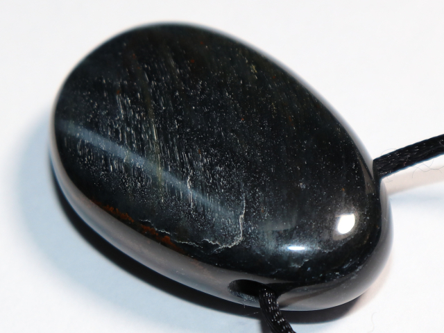 hawks eye with cord or silver 925