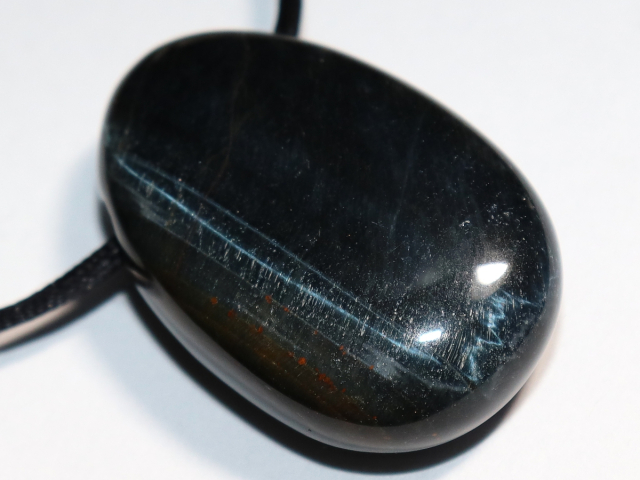 hawks eye with cord or silver 925