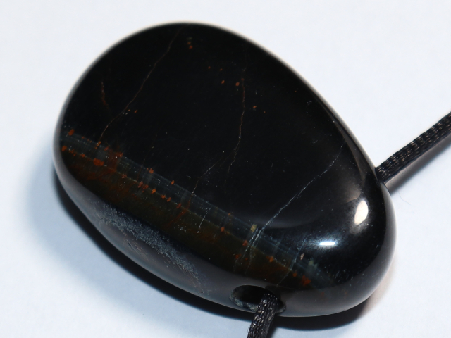Falkenauge mit Tigerauge mit Band oder Silber 925