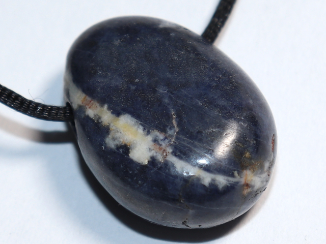 sapphire with cord or silver 925