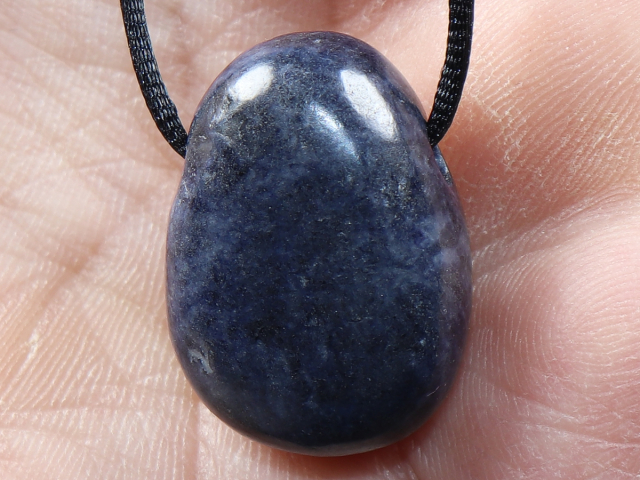 sapphire with cord or silver 925