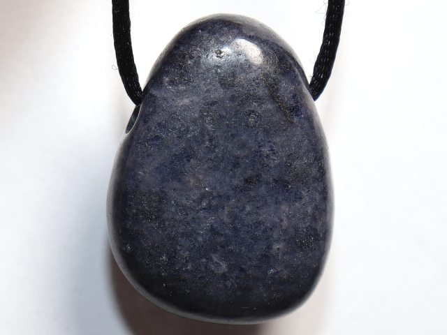 Preview: sapphire with cord or silver 925