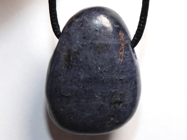 Preview: sapphire with cord or silver 925