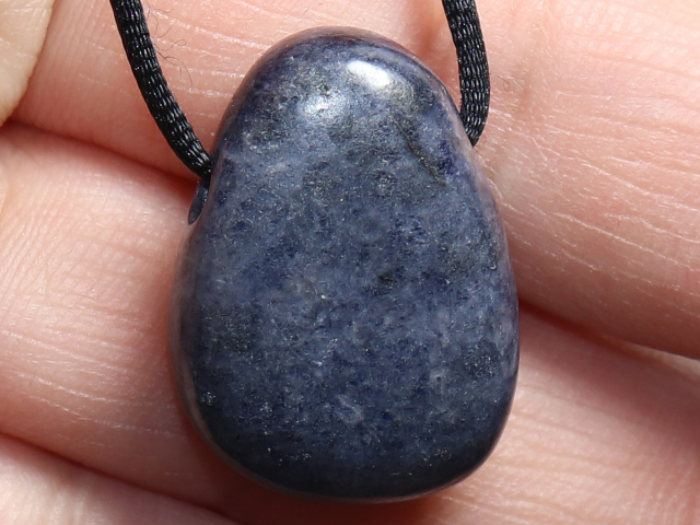 sapphire with cord or silver 925