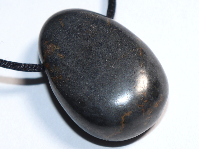 Preview: sapphire with cord or silver 925