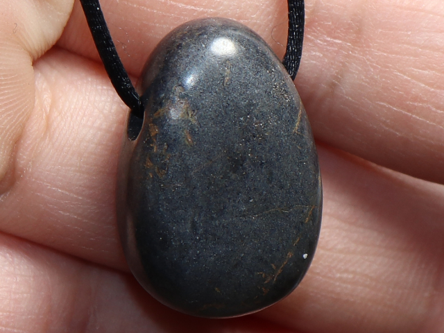 sapphire with cord or silver 925