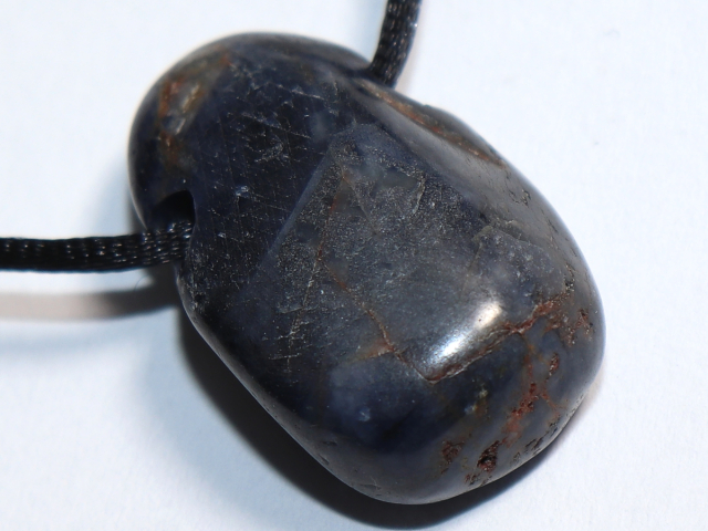 Preview: sapphire with cord or silver 925