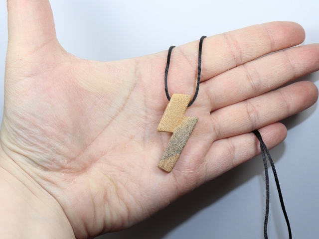 picture jasper with cord or silver 925