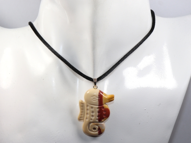 mookaite with cord or silver 925