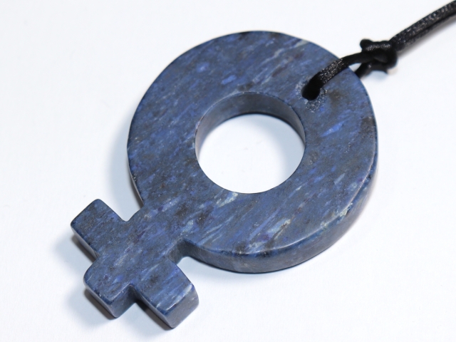 dumortierite with cord