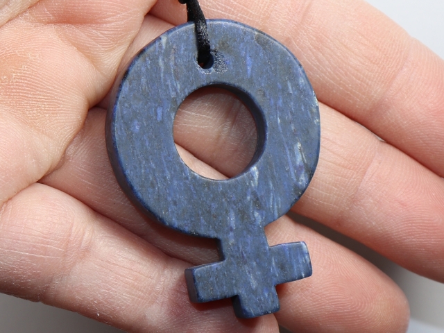 dumortierite with cord