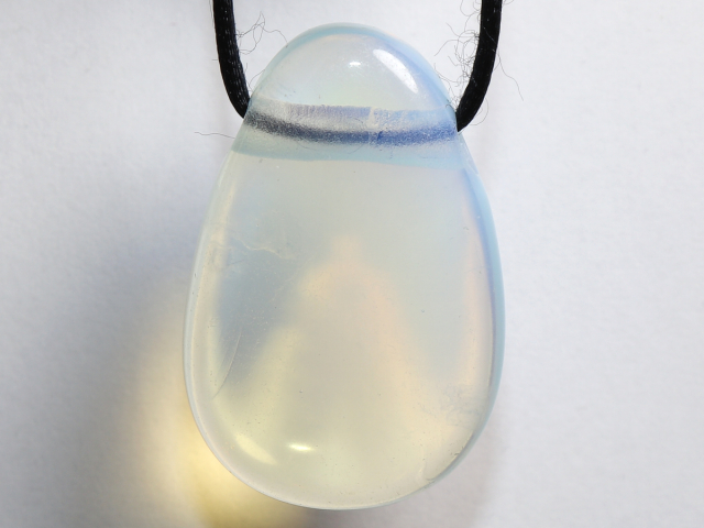 Preview: opal glass with cord or silver 925