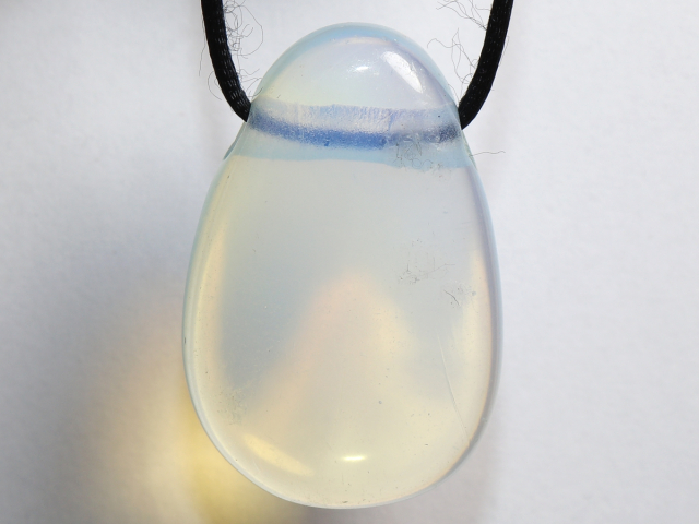 Preview: opal glass with cord or silver 925
