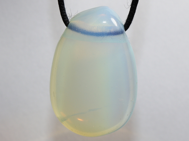 Preview: opal glass with cord or silver 925