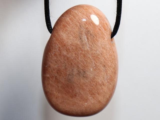 moonstone with cord or silver 925