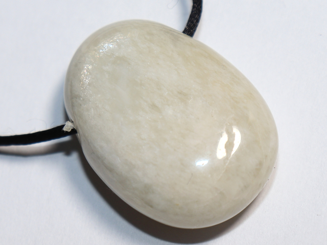 Preview: moonstone with cord or silver 925