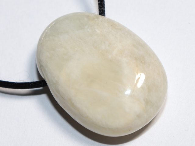 moonstone with cord or silver 925