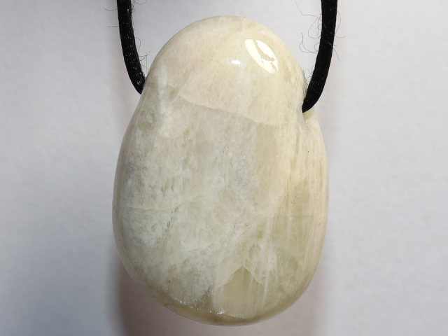 moonstone with cord or silver 925