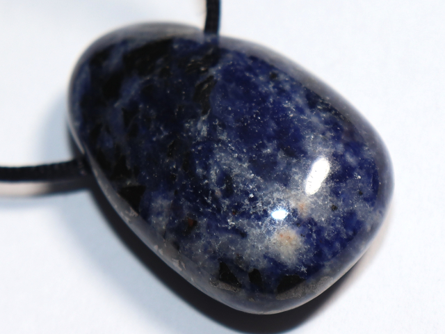 Sodalith mit Band oder Silber 925