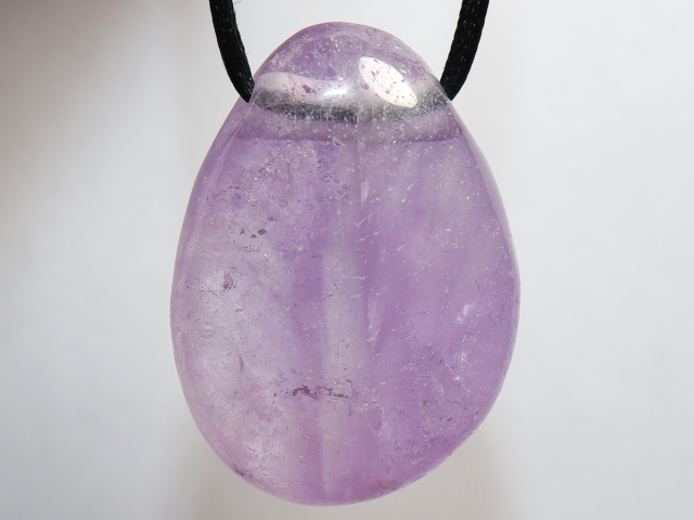 Preview: amethyst with cord or silver 925