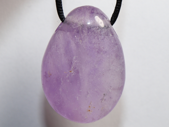 Preview: amethyst with cord or silver 925