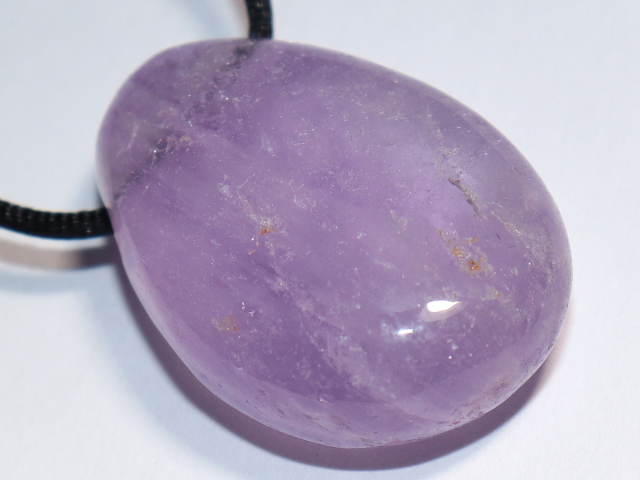 amethyst with cord or silver 925