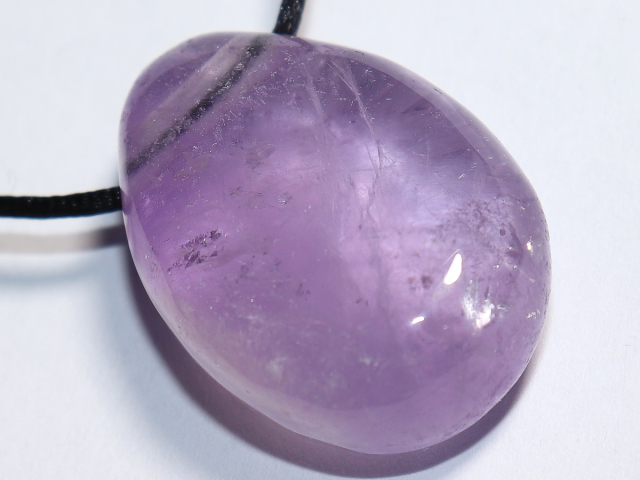 Preview: amethyst with cord or silver 925