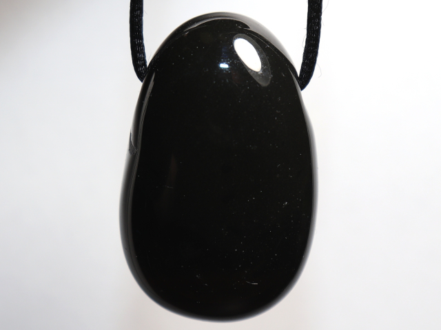 onyx with cord or silver 925