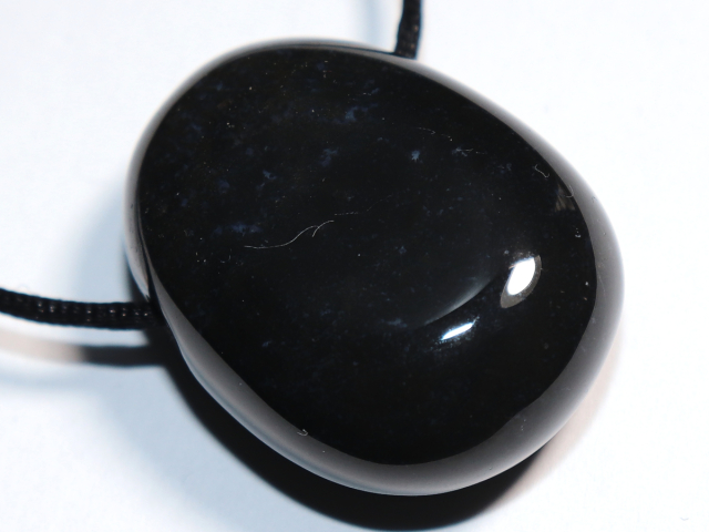 onyx with cord or silver 925