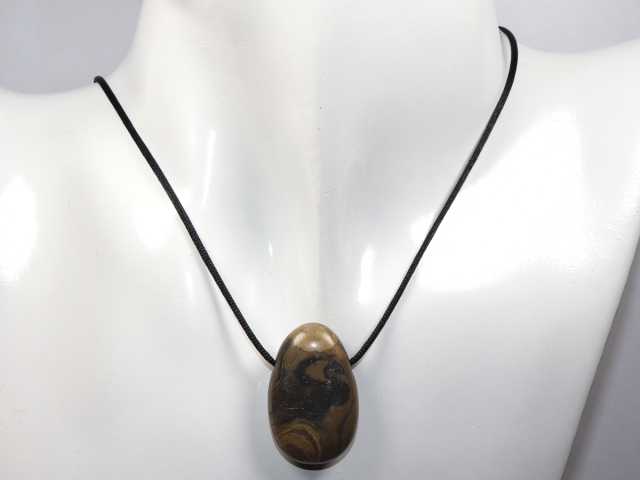 Preview: stromatolite with cord or silver 925