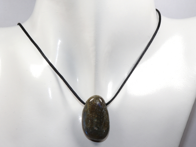Preview: labradorite with cord or silver 925