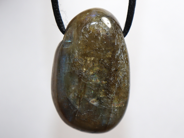 labradorite with cord or silver 925