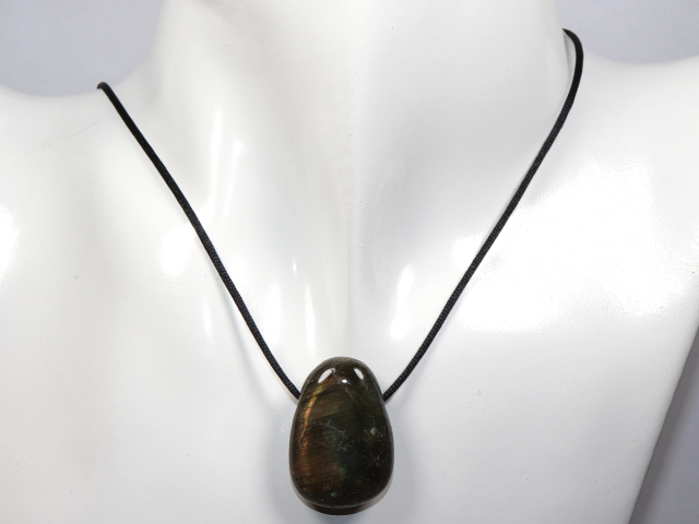 Preview: labradorite with cord or silver 925