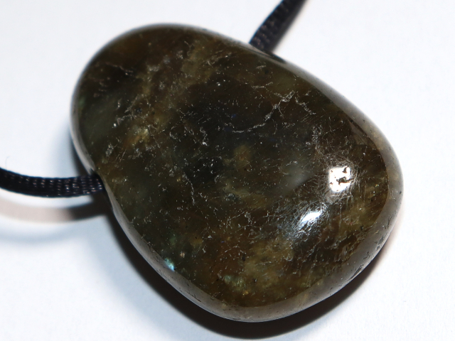 labradorite with cord or silver 925