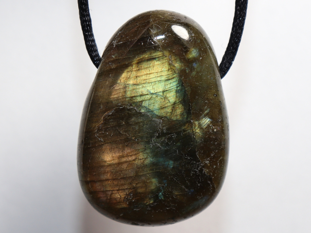 labradorite with cord or silver 925