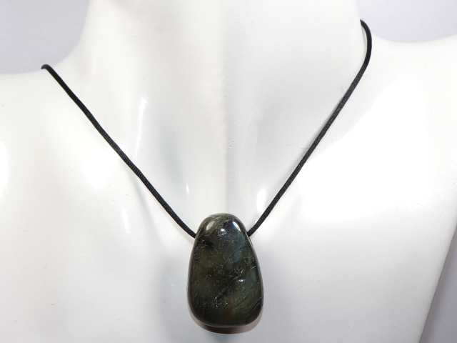 Preview: labradorite with cord or silver 925
