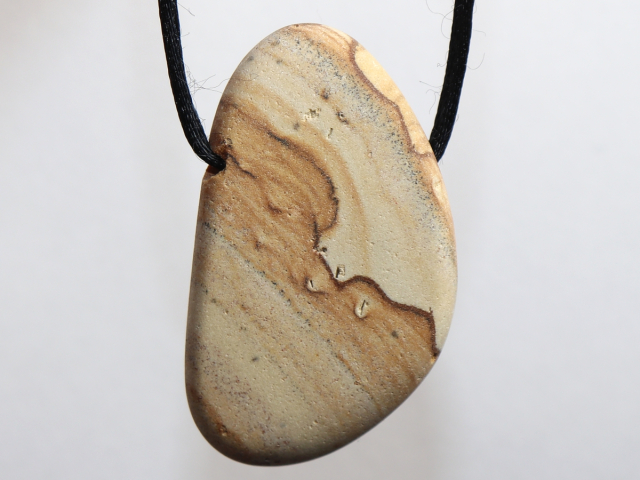 Preview: picture jasper with cord or silver 925
