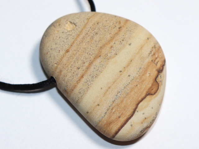 picture jasper with cord or silver 925