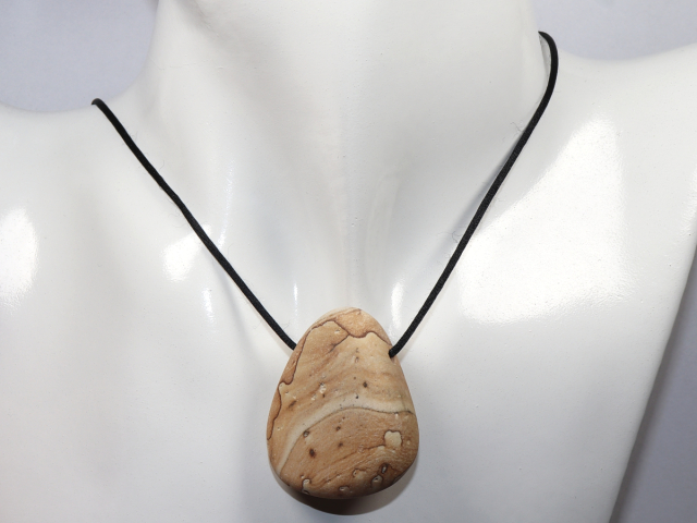 Preview: picture jasper with cord or silver 925