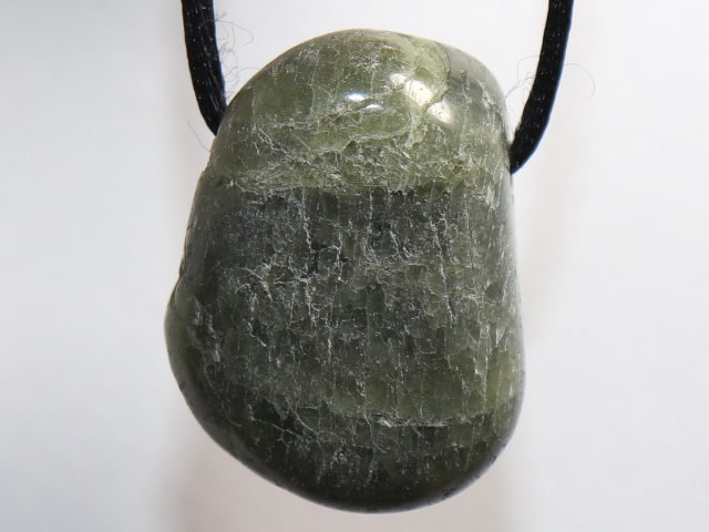 Preview: peridot with cord or silver 925