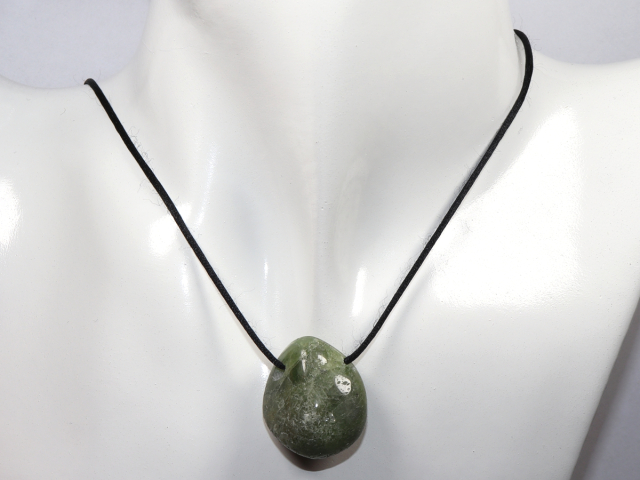Preview: peridot with cord or silver 925
