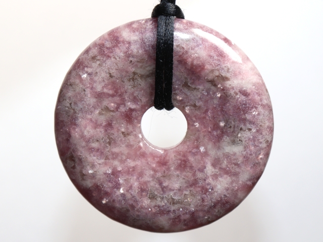 lepidolite with cord